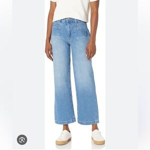 PAIGE Classic Blue Nellie Patch Pockets Adley Women's Jeans 34